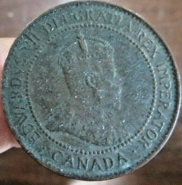 1905 Canadian 1 cent coin