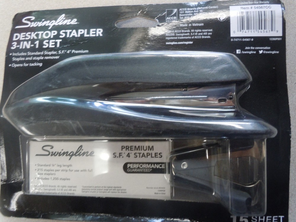 SWINGLINE SWINGLINE STANDARD DESK STAPLER SET