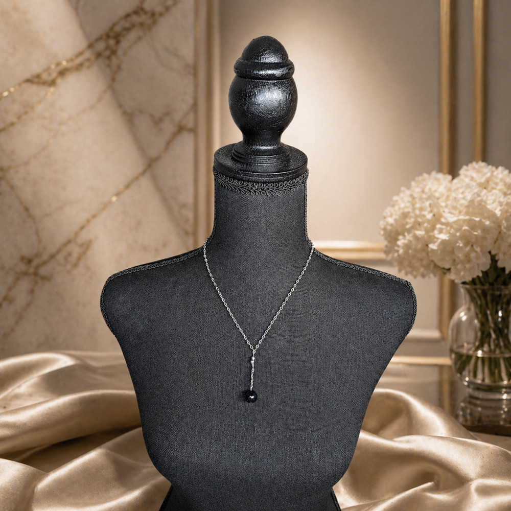 Blue Moon Drop Necklace
