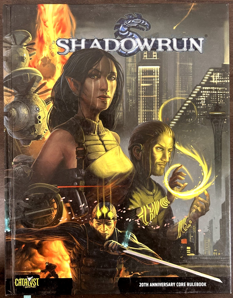 Catalyst Game Labs - Shadowrun: Core Rulebook - 20th Anniversary Edition - VG+