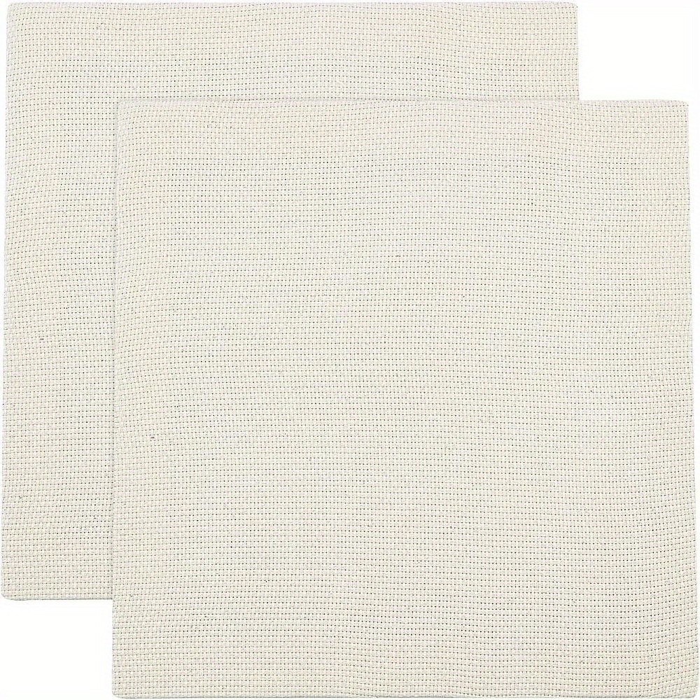 2pcs Punch Needle Frame Covered with Cloth for Craft Stitching Applique