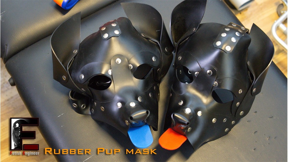 Rubber pup Mask