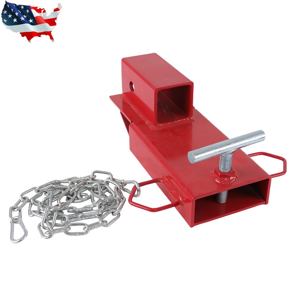 Pallet Forks Attachment Forklift Trailers Towing Adapter 2" Hitch Receiver