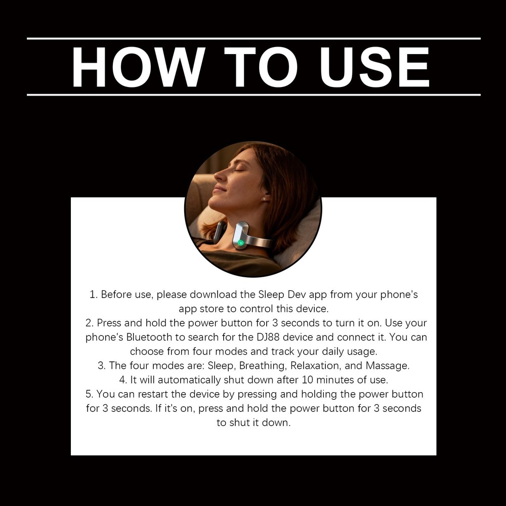 Sleep Vagus Nerve Stimulation Device Personalized Wellness Deep Relaxation Devic