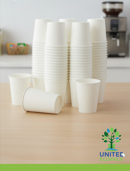Disposable PAPER CUP SINGLE WALL 1000 pack-12 oz WHITE, Hot Tea Coffee Cups