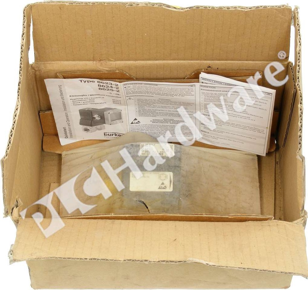 New Burkert 8625-2 PI-Controller for Easy Temperature Control 24V DC Qty