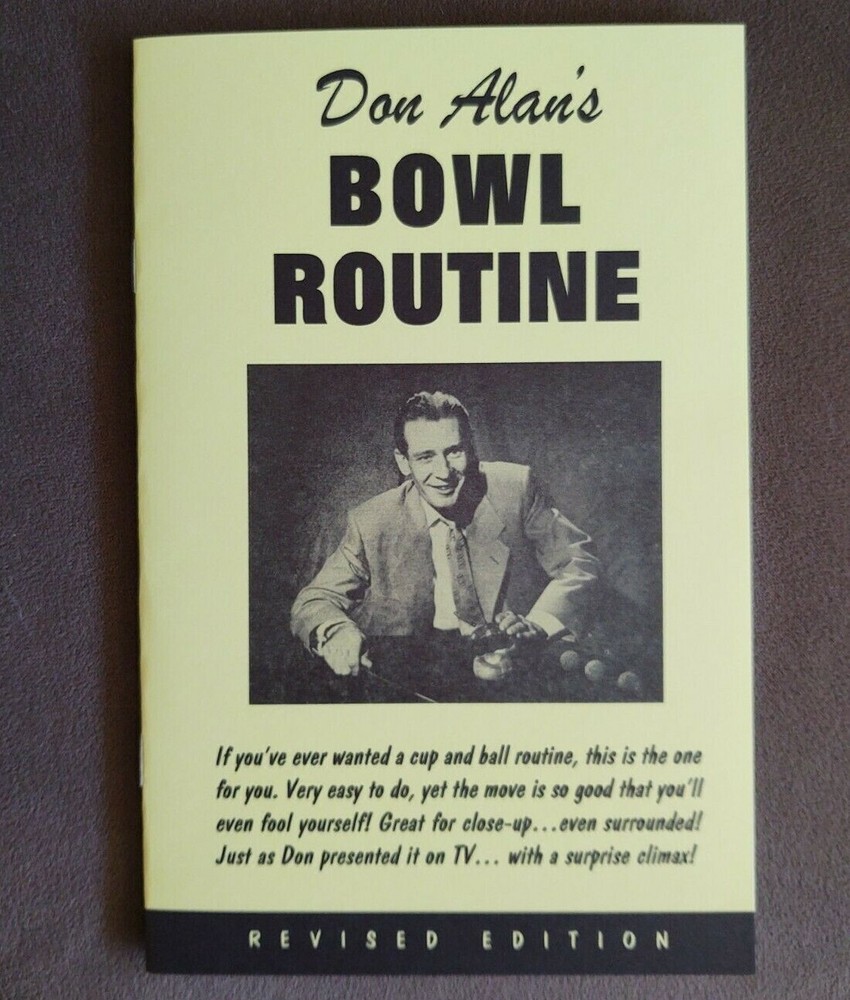 Don Alan's Bowl Routine (A one-cup routine with a surprise finish!)