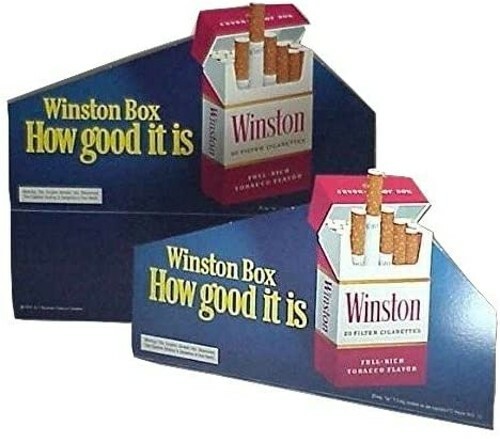 Winston Cigarettes Point of Purchase Display Advertising 1972