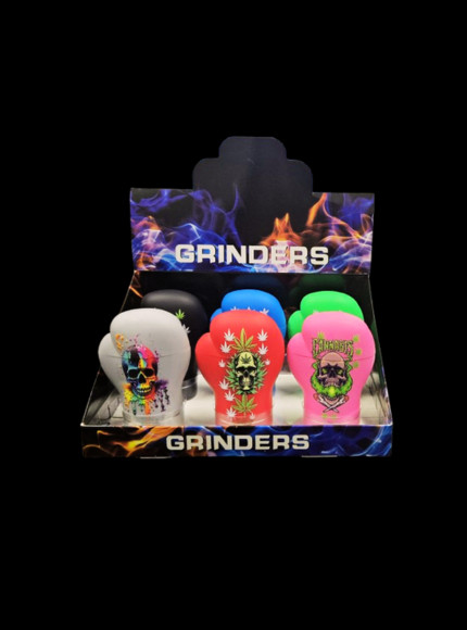 3 pc Grinder - Boxing glove Grinder - Assorted Design & colors