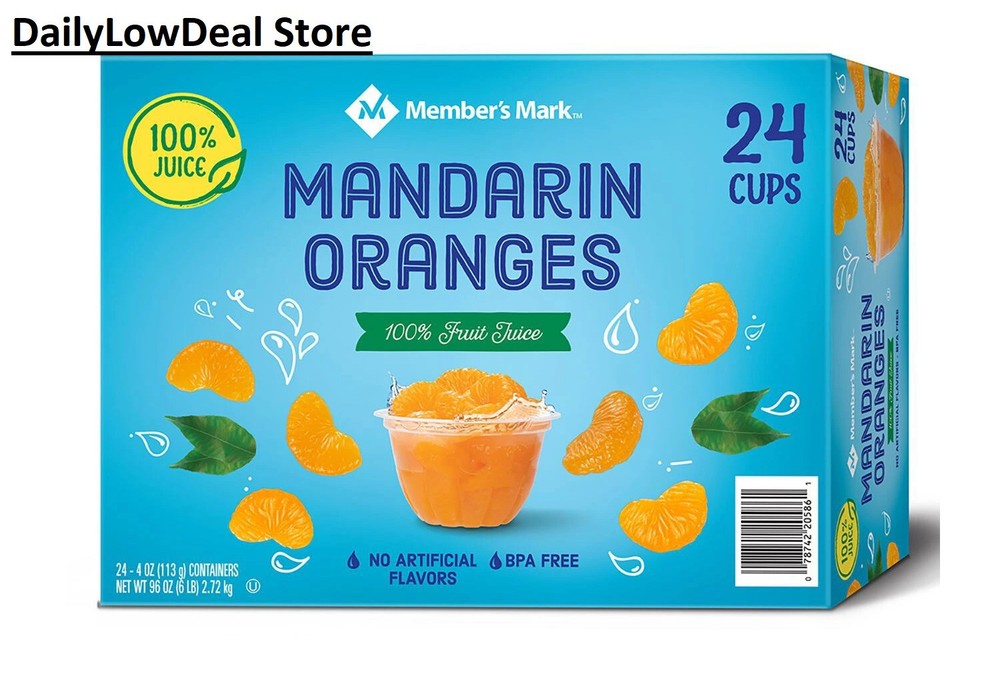 Member's Mark Fresh Mandarin Oranges (4 oz., 24 ct.)