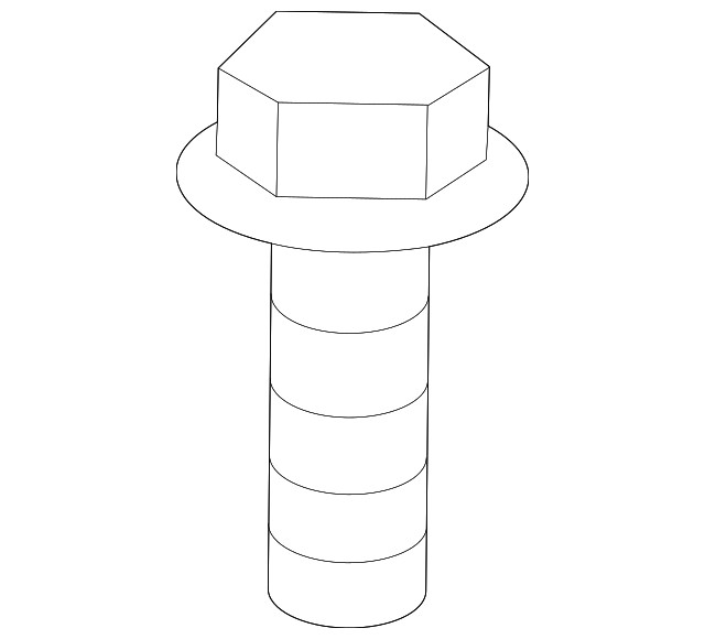 Genuine *2015-2024 Ford - Engine Cover Bolt W714962-S442