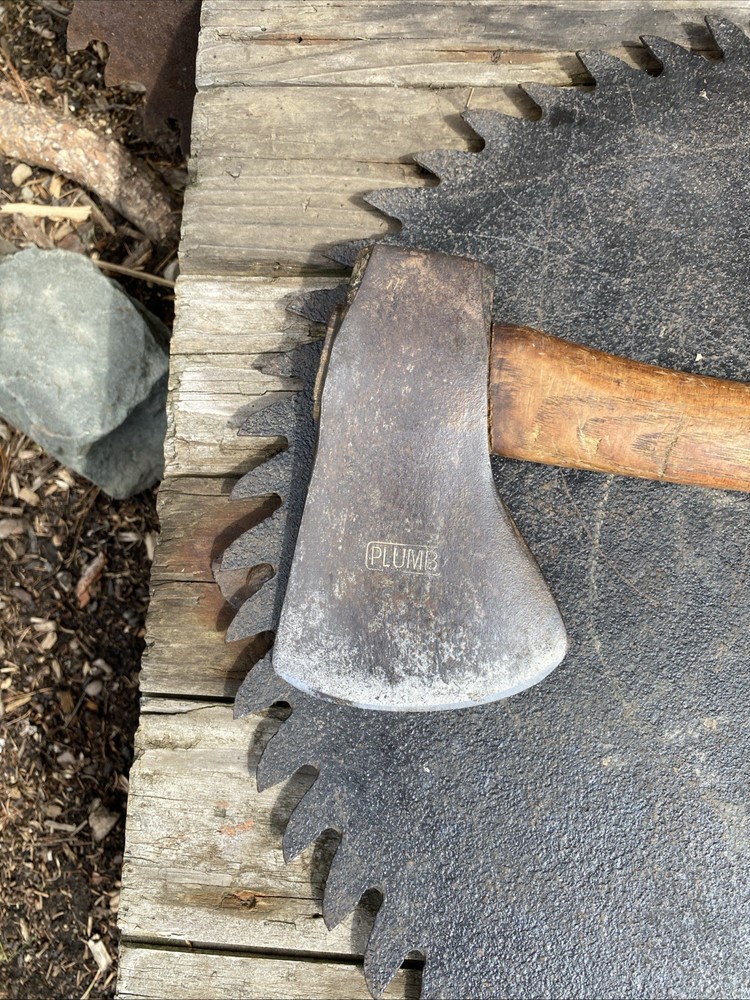 Vintage Plumb National Pattern Axe/Hatchet 16”Original Handle 2lb-5 Oz