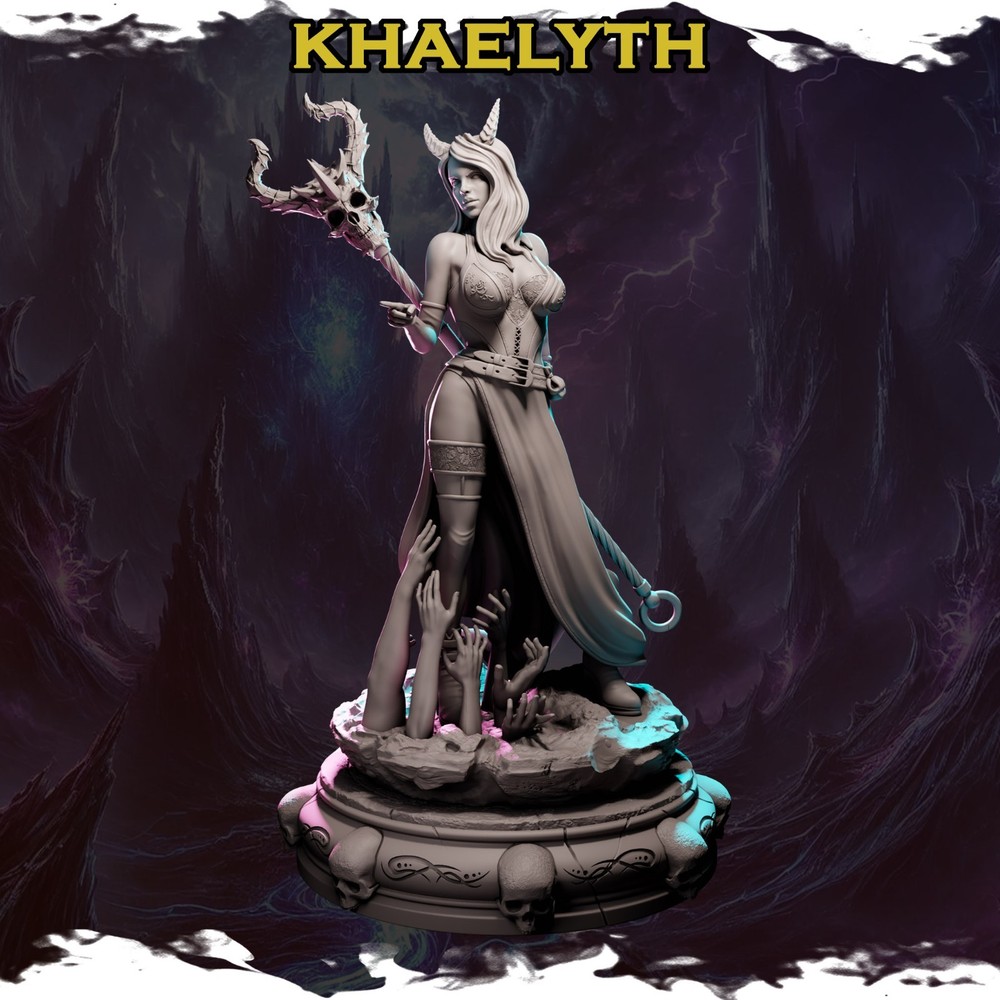Khaelyth miniature 75mm