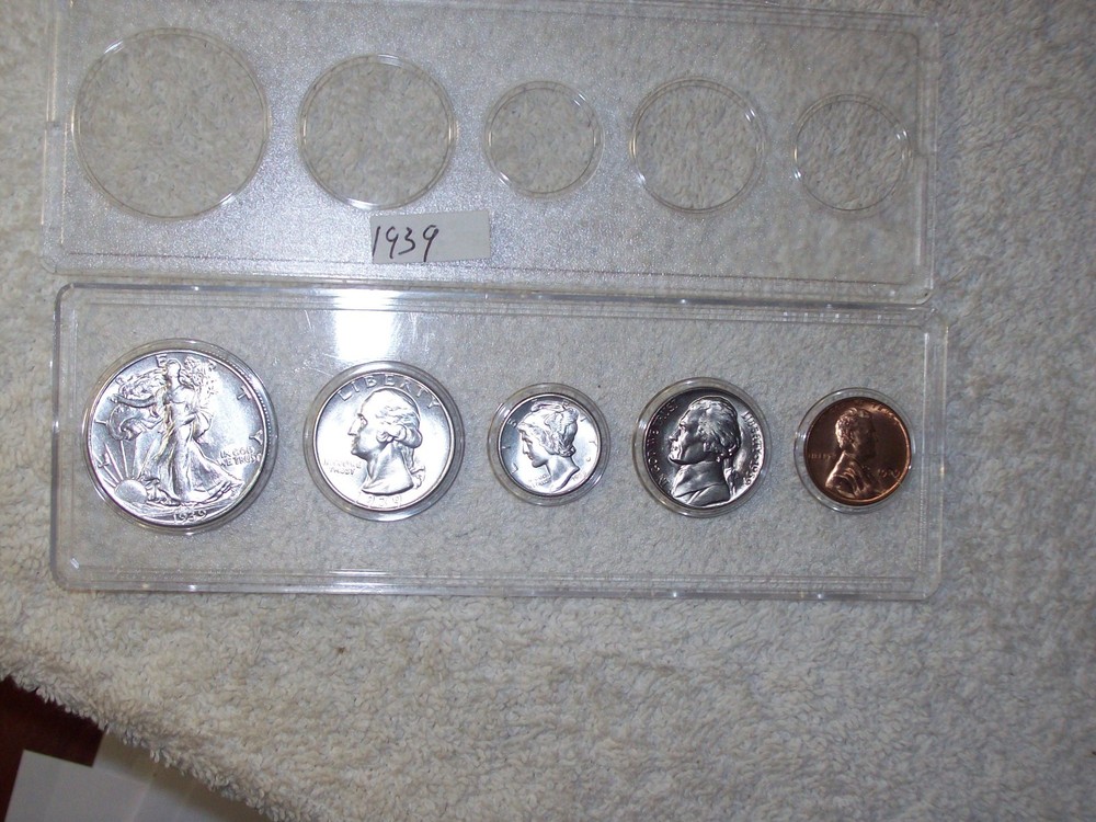 1939 MINT SET UNCIRCULATED PHILADELPHIA MINT