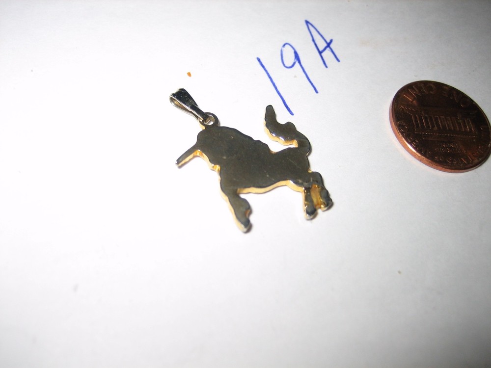OLD UNICORN HORSE PENDANT