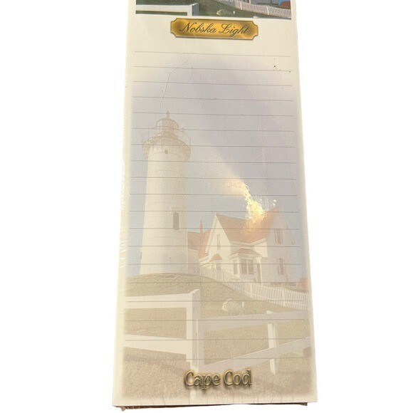 Magnetic Notepad Nobska Lighthouse Cape Cod 50 Sheets South Cape District Inc