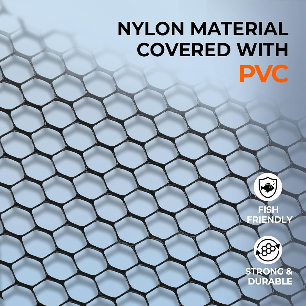 Brutus Folding Landing Net with Boat Hook, Foldable, Extendable, Lightweight & S