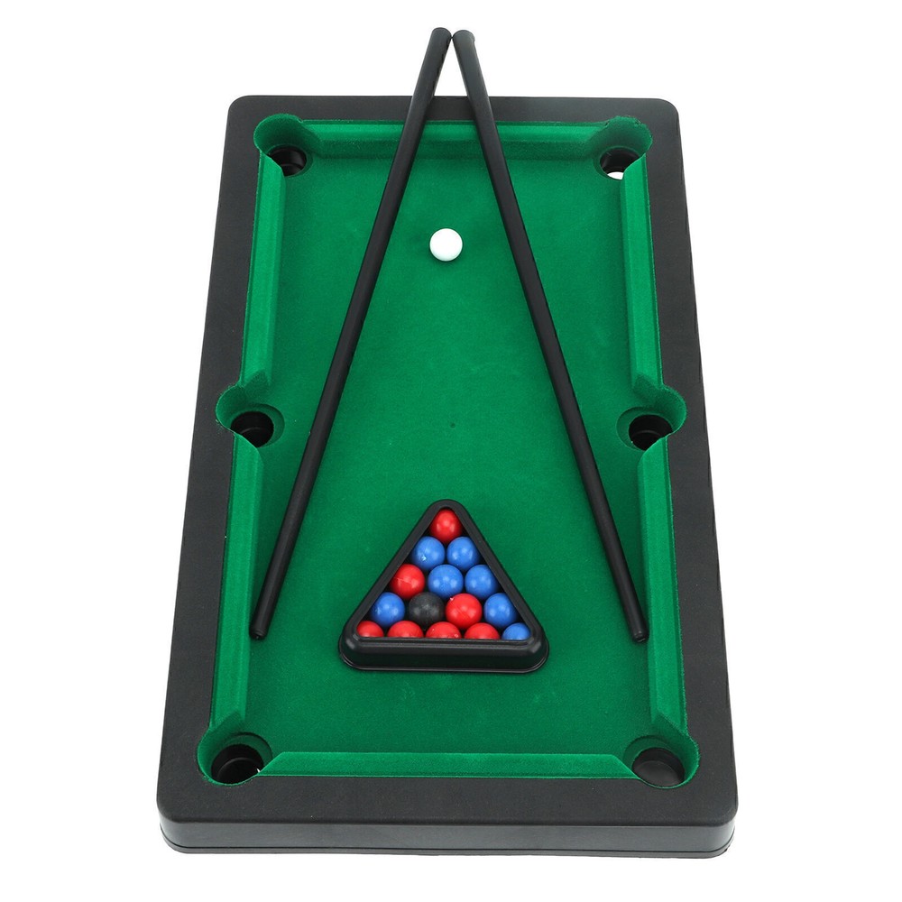 Mini Pool Table Interactive Simulation Miniature Billiard Pool Game Set