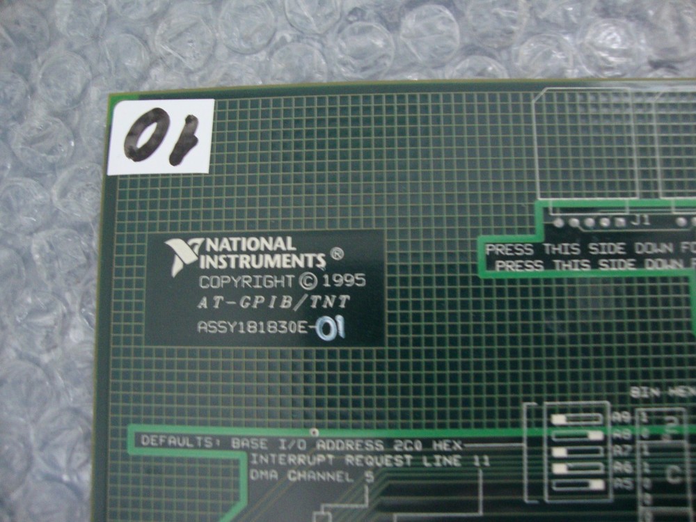 NATIONAL INSTRUMENTS 181830E-01 ISA GPIB CONTROLLER
