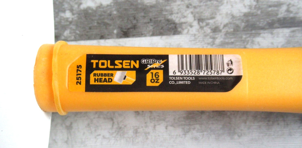 Large Rubber Mallet 16oz Tolsen 25175
