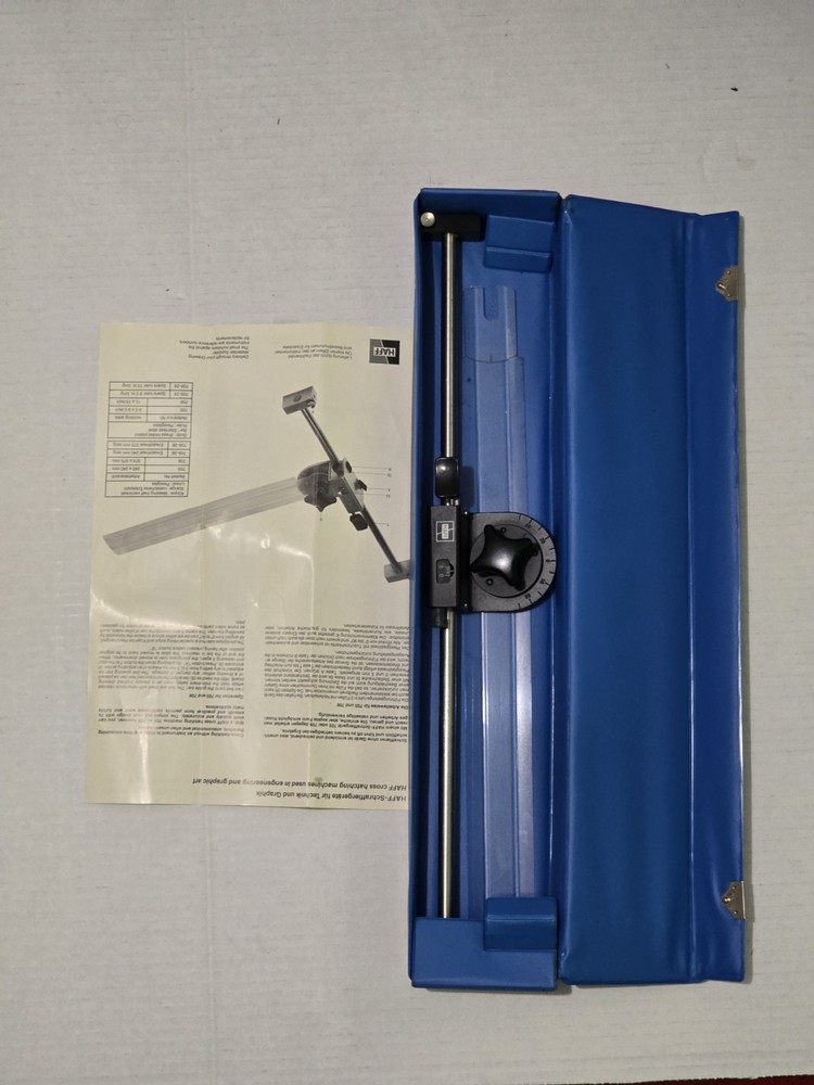 HAFF 705 Cross Hatching Machine Drafting Engineering Graphic Tool w/ Case *Mint*