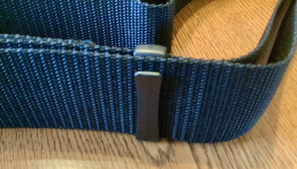 BLACK NYLON 2” WEB UTILITY BELT, ADJUSTABLE TO 71”. MULTI-USE
