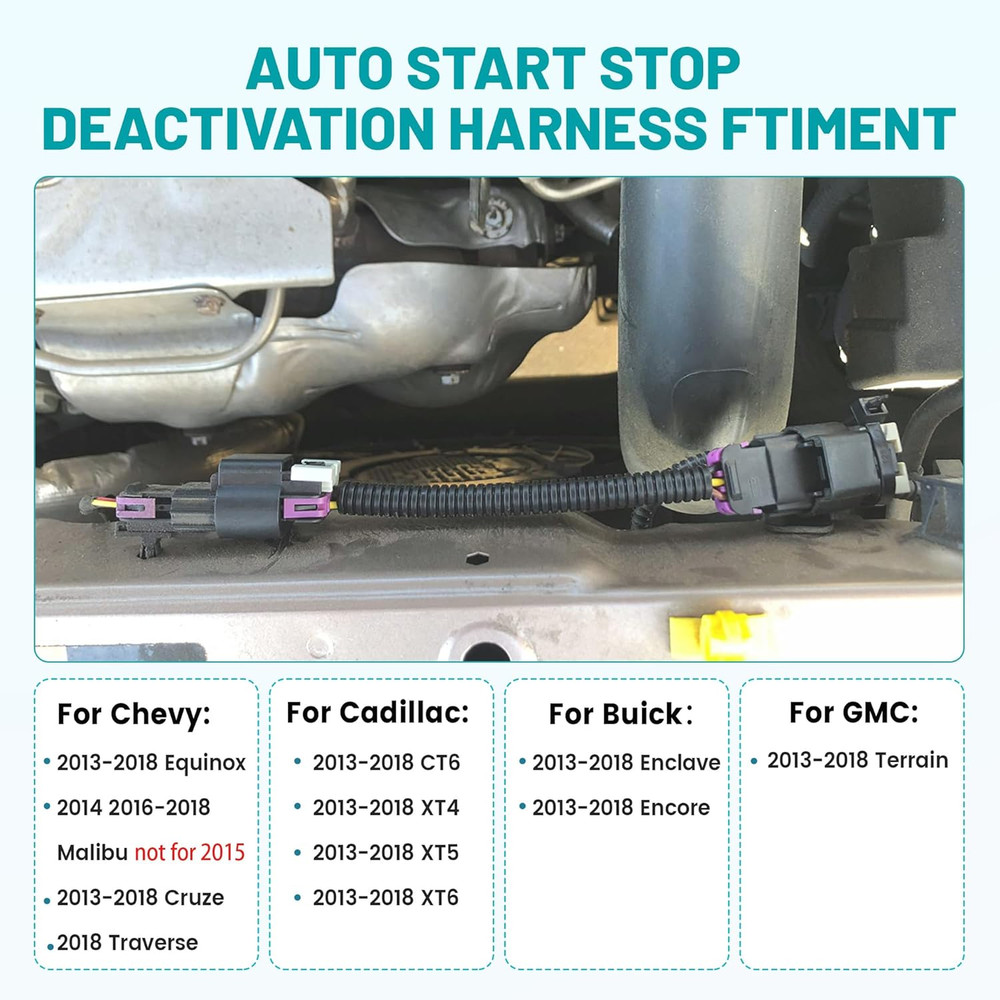 Auto Start Stop Disable/Delete/Eliminator Bypass For 2013-2018 Chevy Cadillac