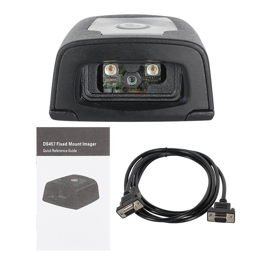 Zebra DS457-SR20004ZZCN 1D 2D Fixed Mount Barcode Scanner Reader USB / RS232 Kit