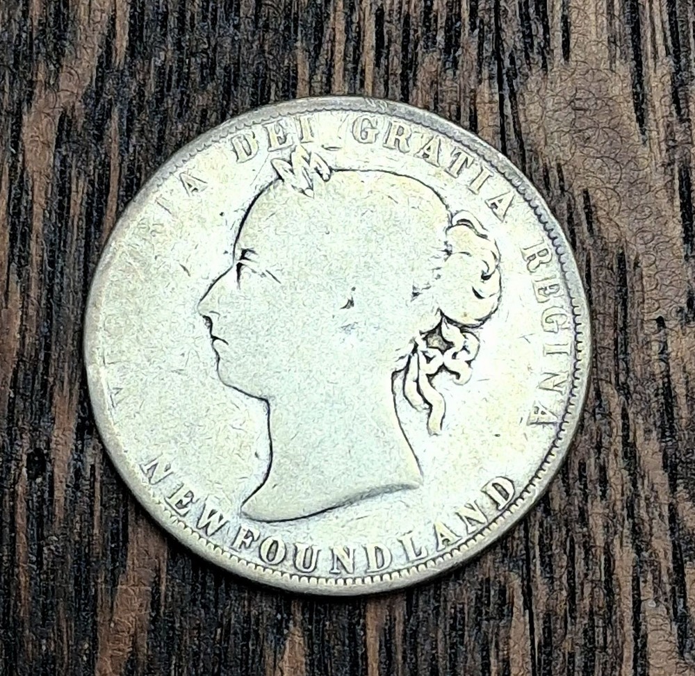 1900 Newfoundland 50 Cent-G-condition.
