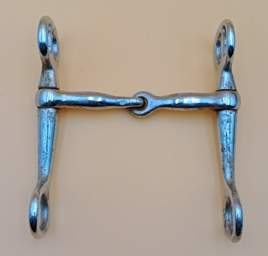 Western Tom Thumb Snaffle Bit 4 1/2" Mouth