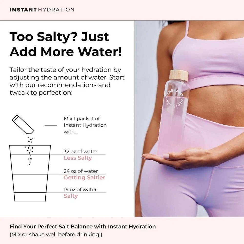Instant Hydration Electrolytes Powder Packets -Watermelon Electrolyte.Exp-09/27