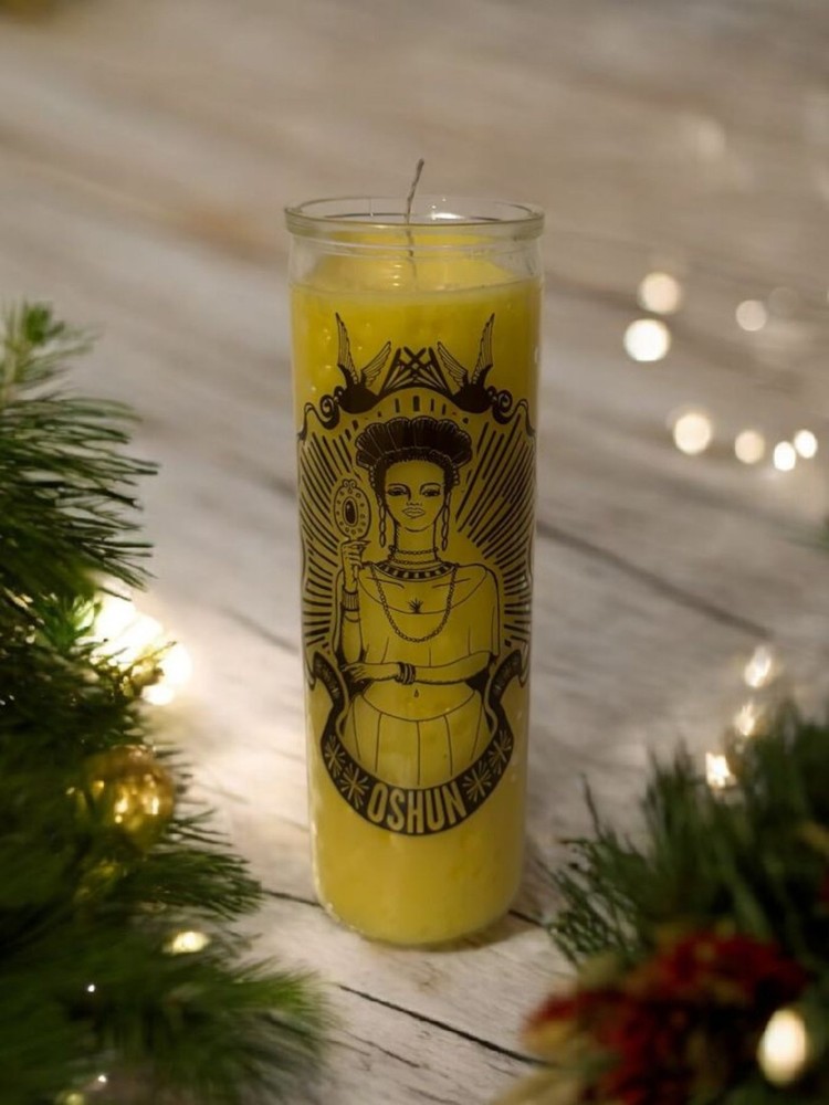 Oshun Orisha Candle, 7 Day