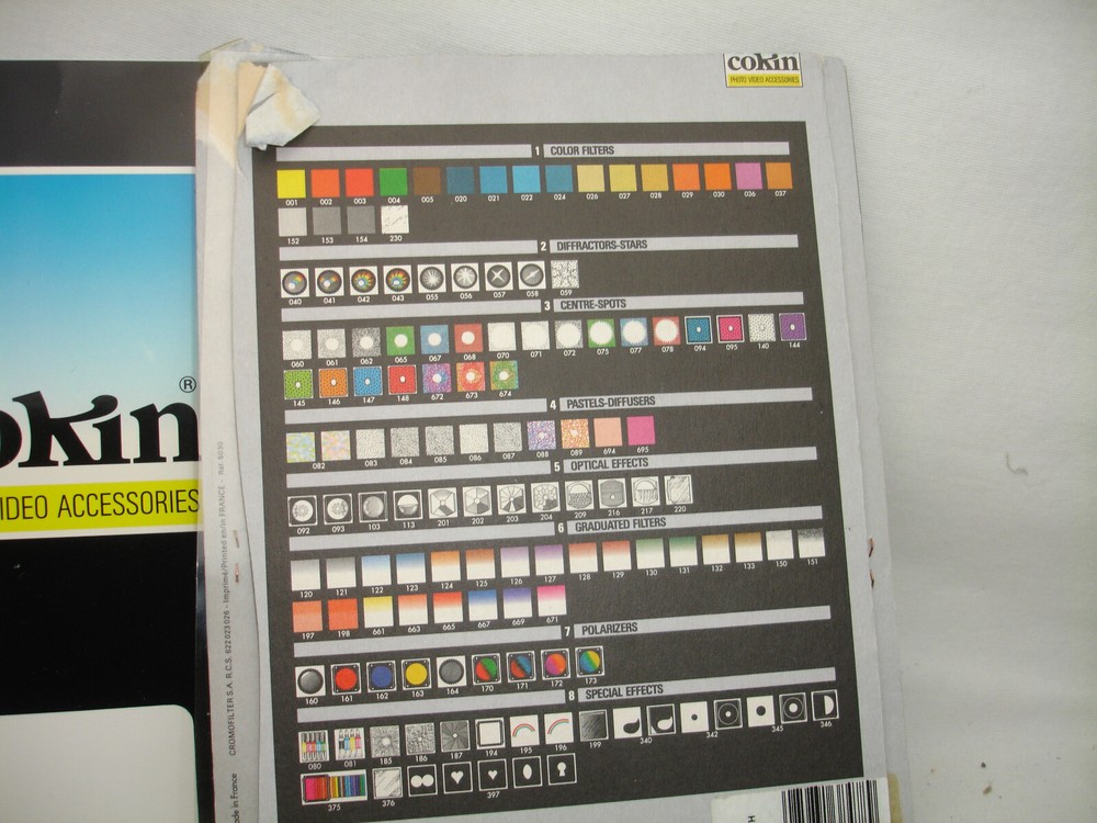 COKIN creative Filter System Guide Catalog Book Brochure Manual + adapter / ring