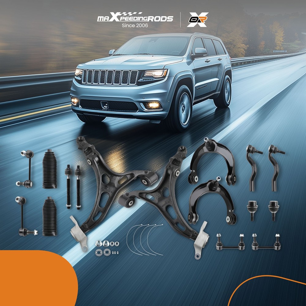 16x Front Lower Control Arm Kit for 2011 2012 - 2015 Jeep Grand Cherokee Durango