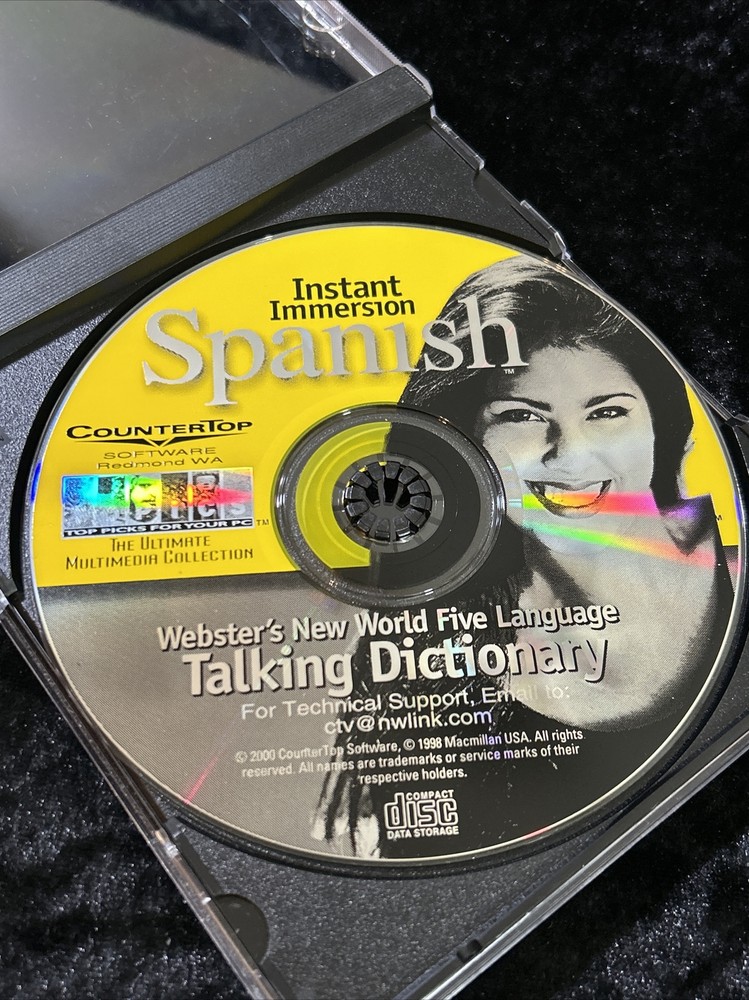 Instant Immersion Spanish, 4 CD-Rom Set, 2000 Countertop