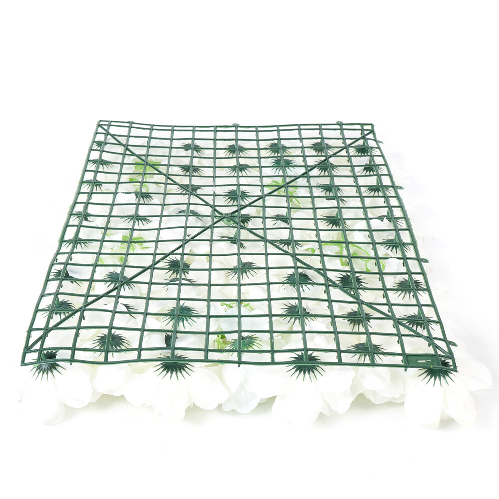 20x Artificial Silk Flower Wall Panel Wedding Party Stage Background Decoration