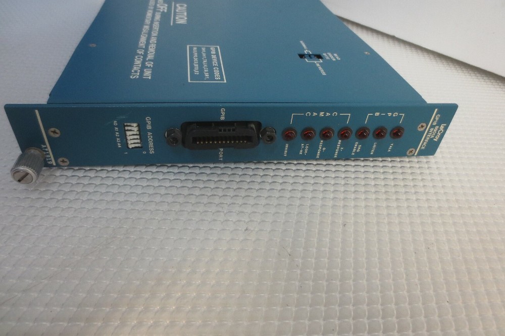 LeCroy 8901A GPIB Interface Module Plugin Card CAMAC