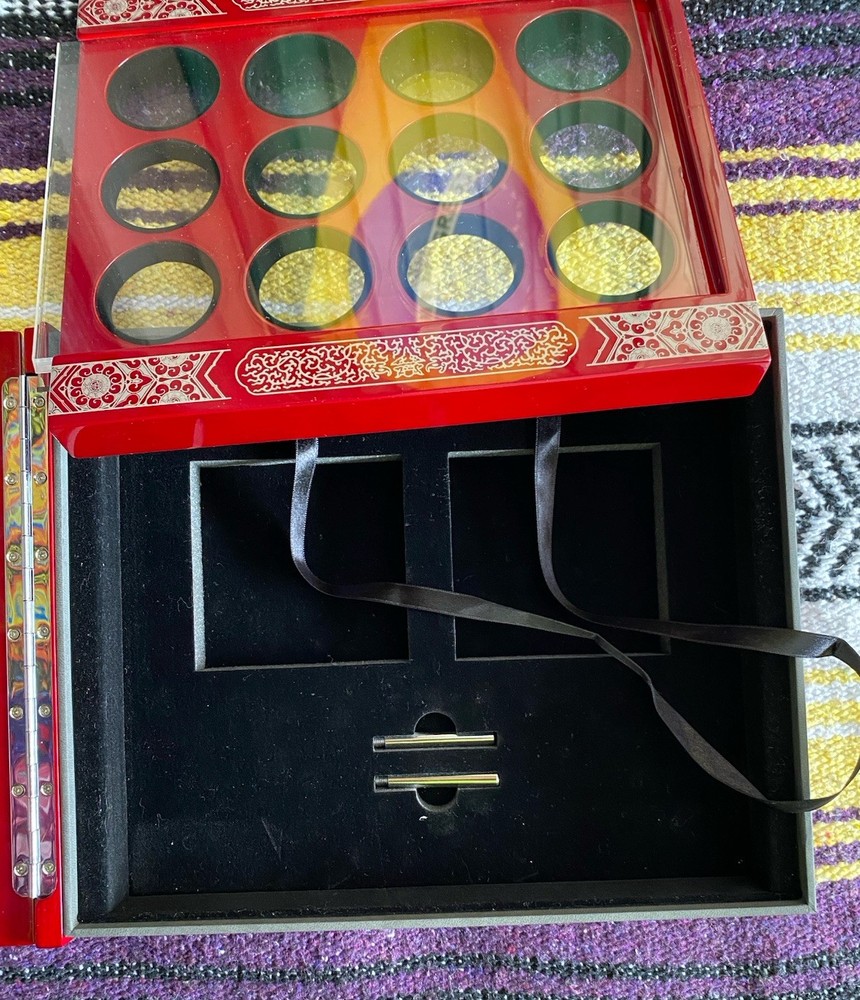 Empty 2010-2021 Silver $15 Lunar Lotus 12-Year Display Case