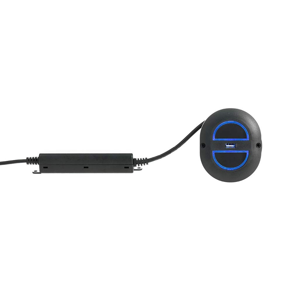 Oval 2 Button 5 Pin Switch Remote Control USB Blue Light Power Recliner