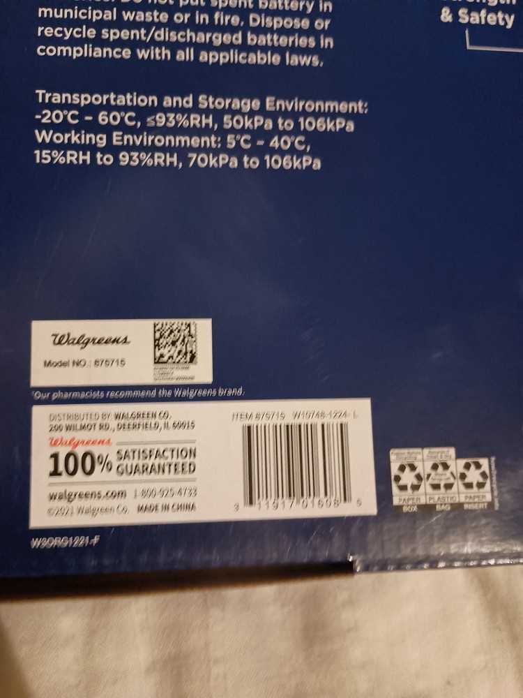 Walgreens Digital Glass Scale With Body Analysis Features, Black