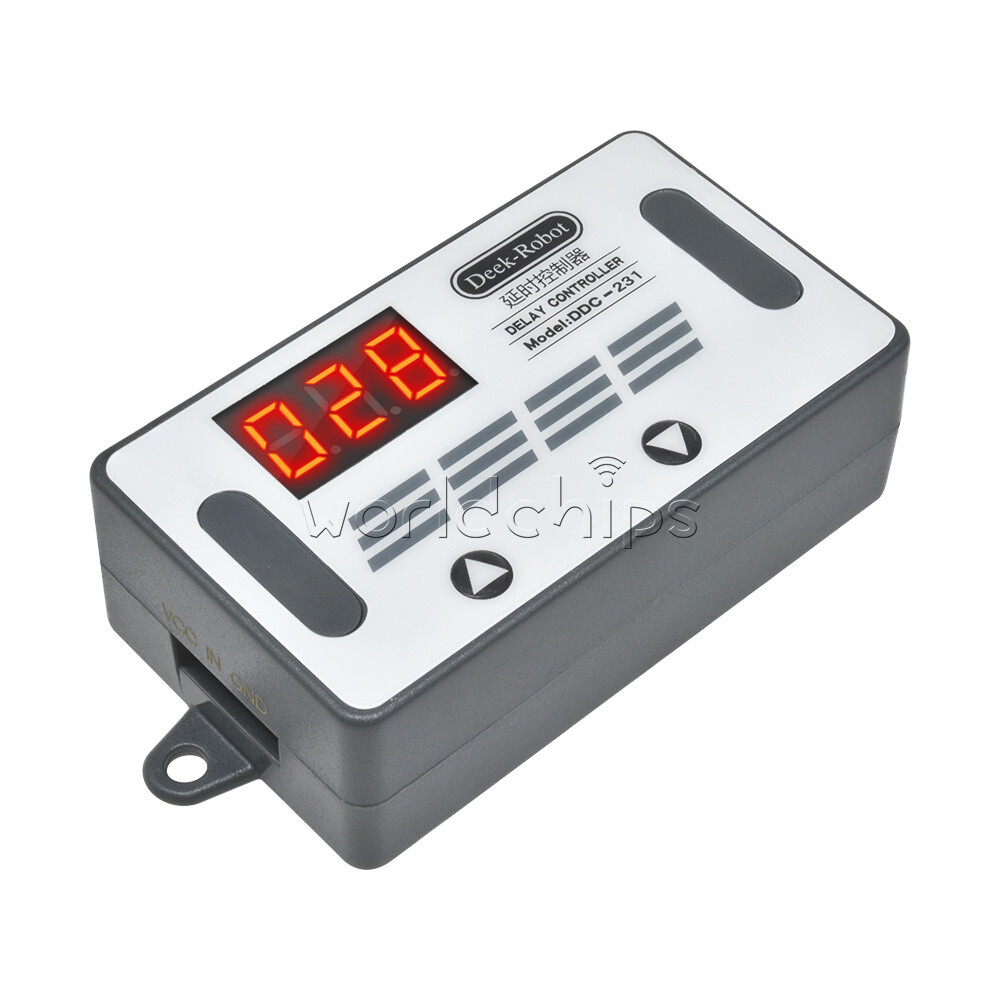 DDC-231 DC12V 50mA MOS Switch Time Delay Relay Controller+Buzzer Current Control