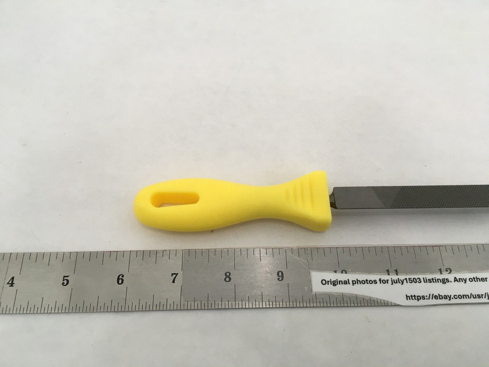 (1) NEW 8" Double-Cut Triangular Taper Double-Sided File - Heat Treated Steel