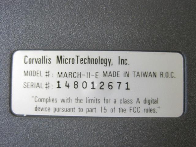 CORVALLIS MICROTECHNOLOGY INC. March I/II GPS Data Recorder & Navigator