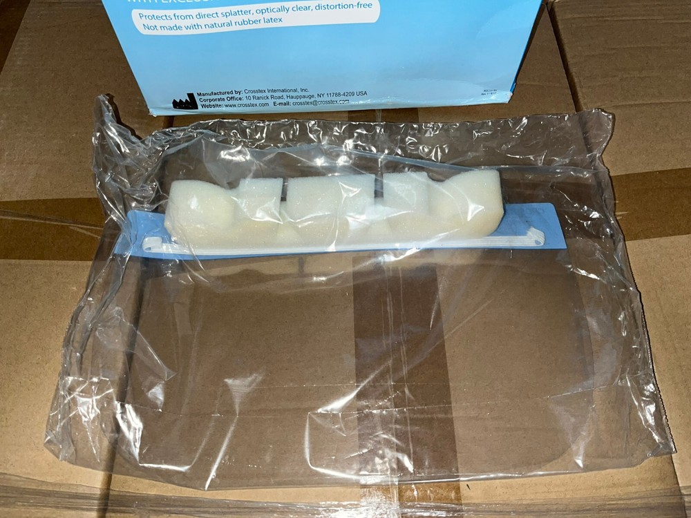 Crosstex Plastic Disposable Face Shields
