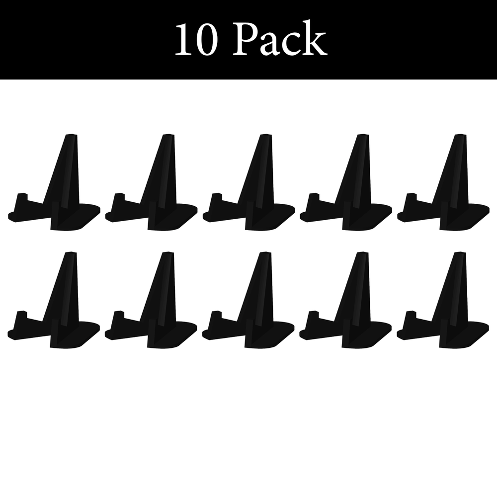 (10) Coin Holder Display Stand Challenge Capsule Storage Box Case Easel Plastic