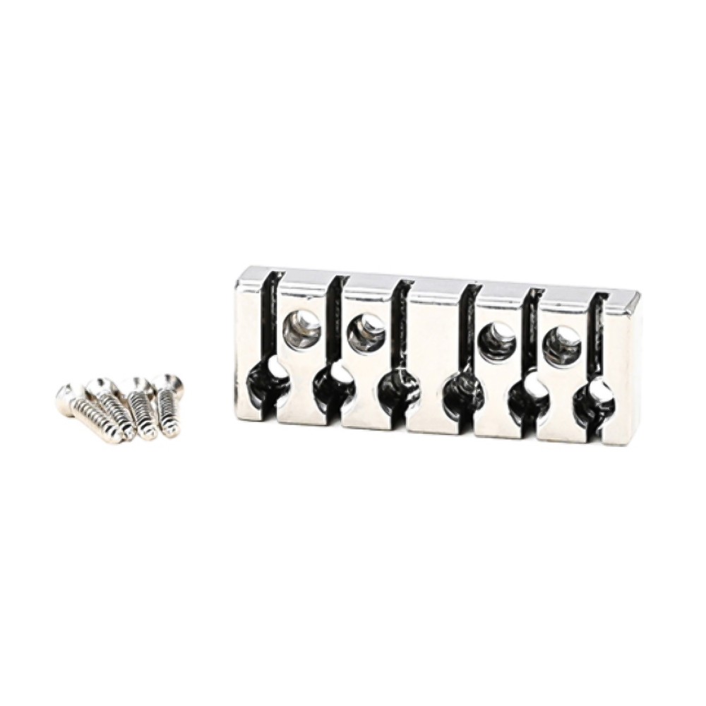 6 String Lock Adjustable Locking Nut Tuning Part for Headless Electric Guitar[