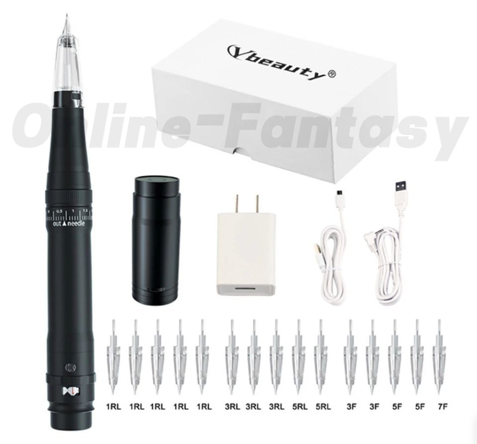 Permanent Makeup Tattoo Machine Eyebrow Lip Eyeliner Pen Microblading Tools