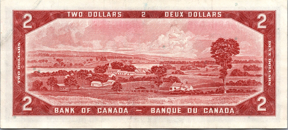 Canada 2 Dollars 1954 BC-38b AU-UNC