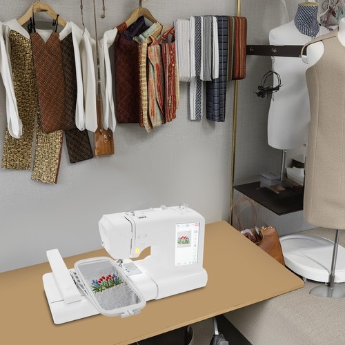 Automatic Embroidery Machine Computerized Sewing Machine with 7 Inch Screen