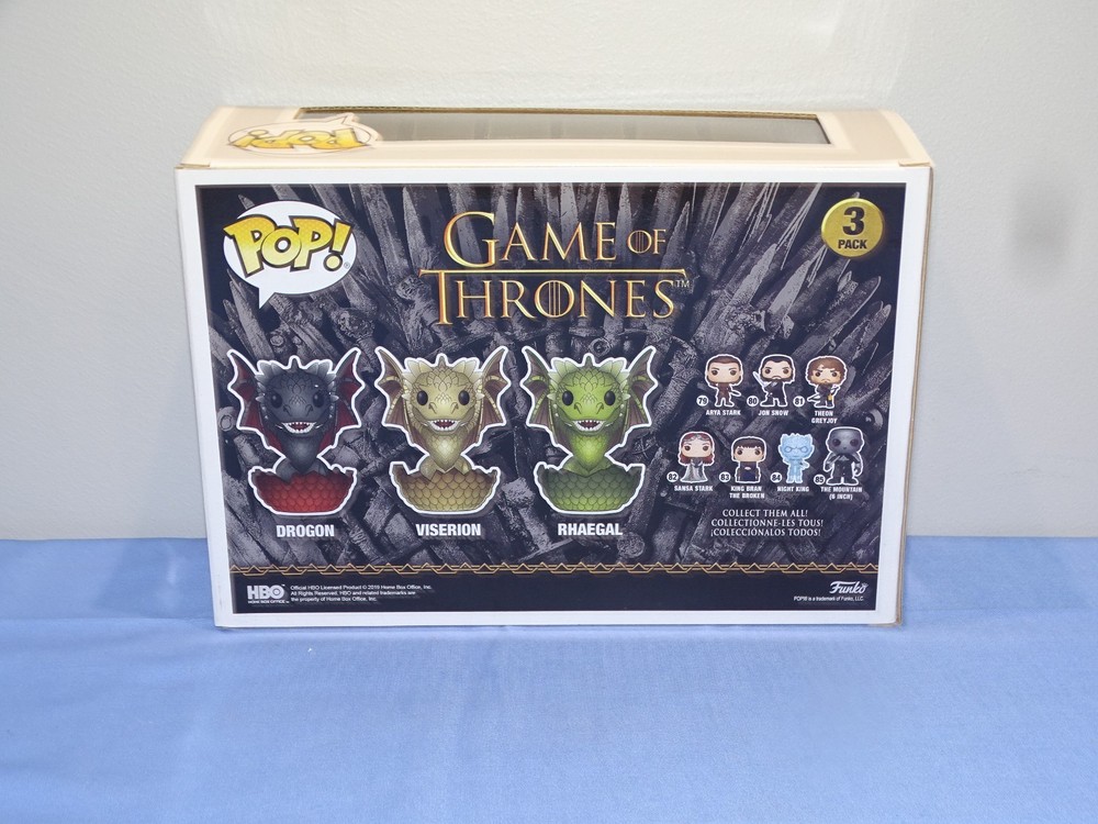 Funko POP! Game of Thrones - Drogon, Viserion & Rhaegal 3 pack (2020 Spring Con)